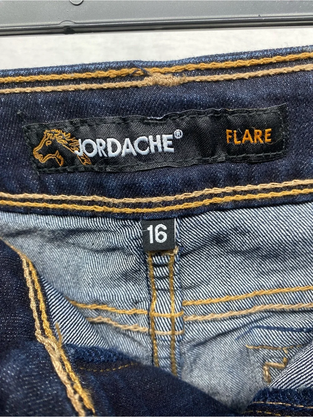 Jordache Dark Blue Wide Leg Jeans